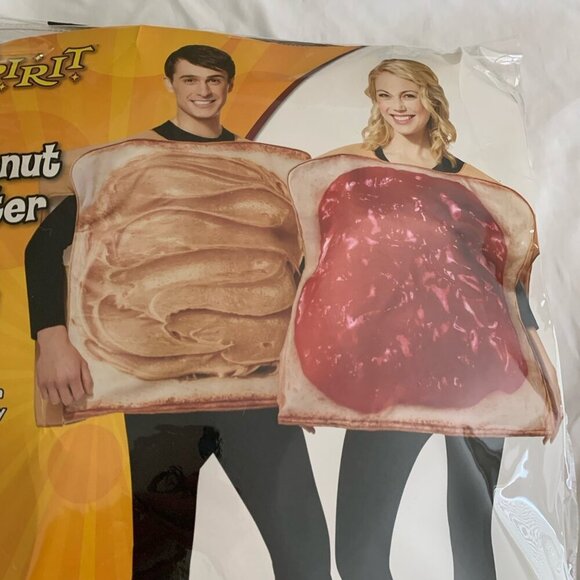 Spirit Halloween Peanut Butter and Jelly Couple Costume One Size New - Picture 6 of 6